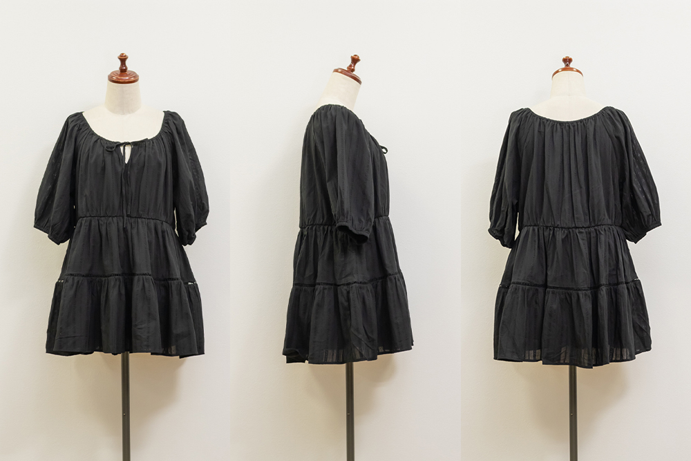 新品‼️CLETTEオリジナル★ストライプトビー2WAYチュニックブラウス CLETTEオリジナル☆ストライプトビー2WAYチュニックブラウス