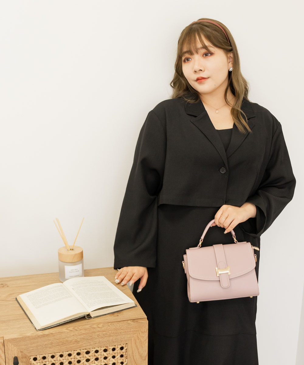 大きいサイズ レディース CLETTEオリジナル☆ショートジャケットセット