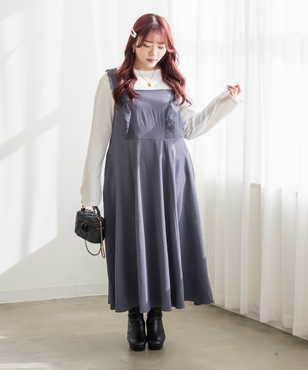 大きいサイズ レディース クレット プラスサイズ 大きいサイズ ロング