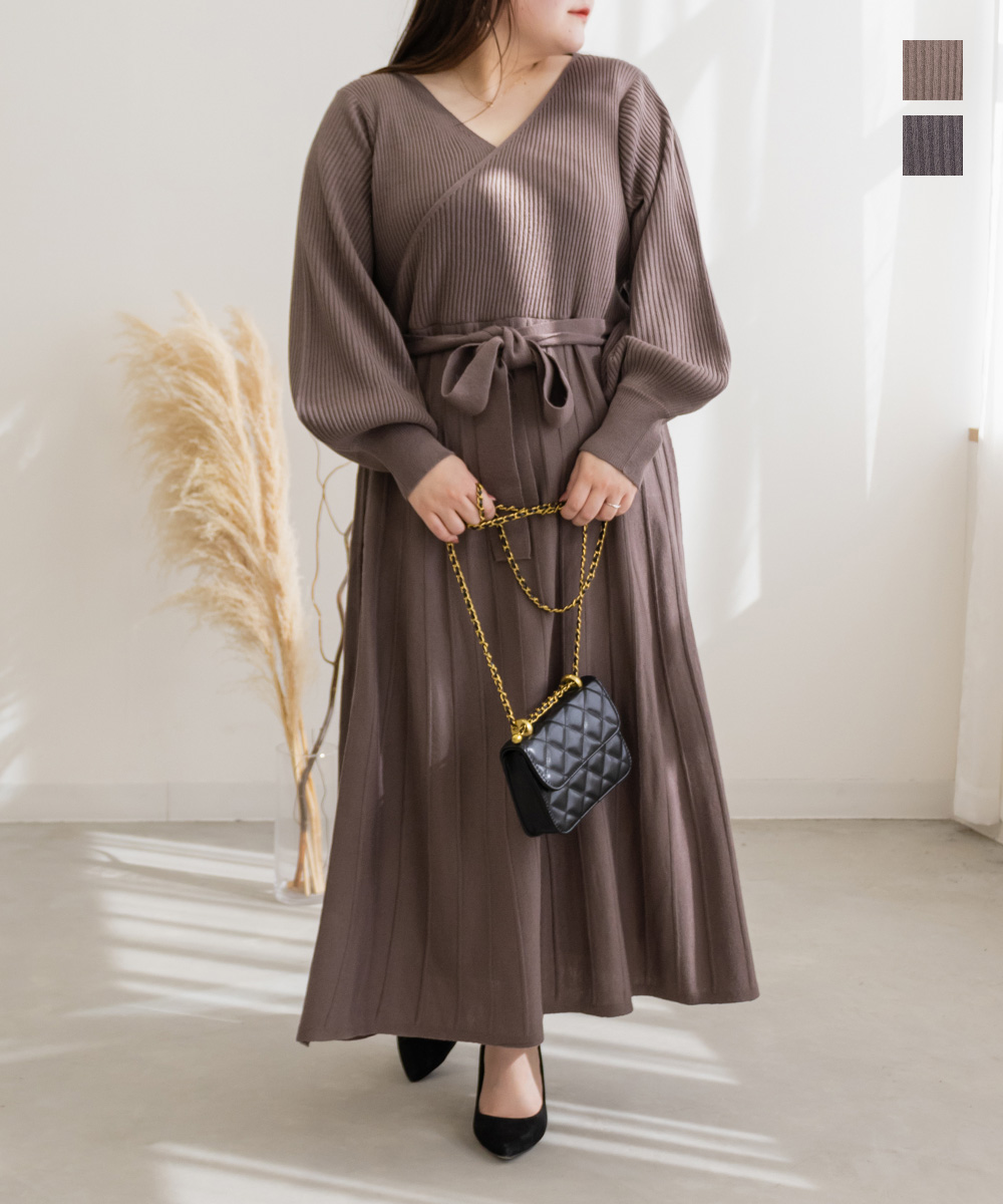 ☆*様 ✨美品✨完売人気カシュクールニットドッキングワンピースPSサイズ入手困難 b4a191021_1.jpg