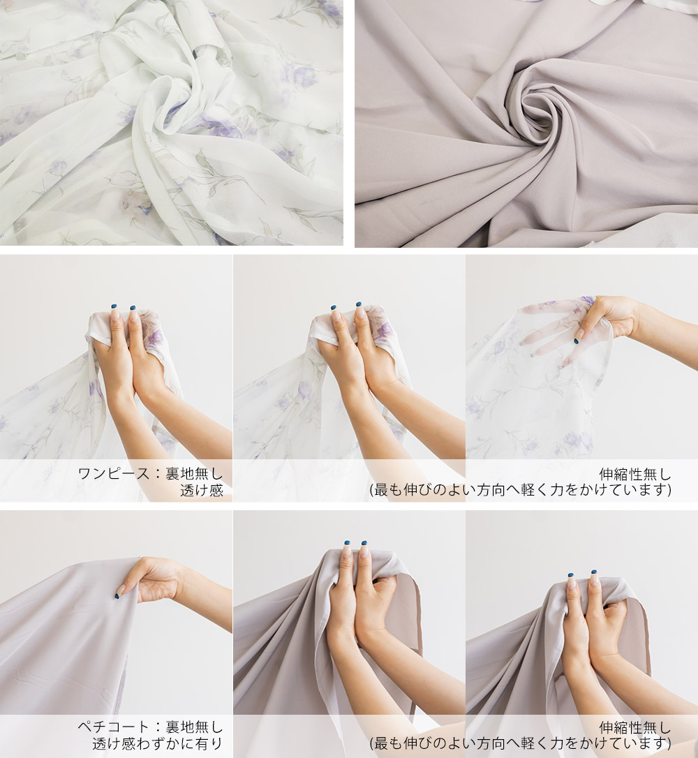 大きいサイズ レディース CLETTEオリジナルシアー花柄フリルワンピース