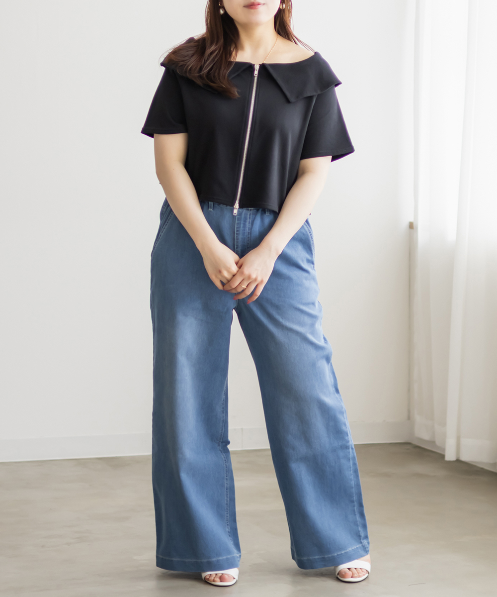 未使用タグ付き　DES PRES ワイドパンツ36 DES PRES デプレ ワイドパンツ 未使用品 サイズ:36 ホワイト