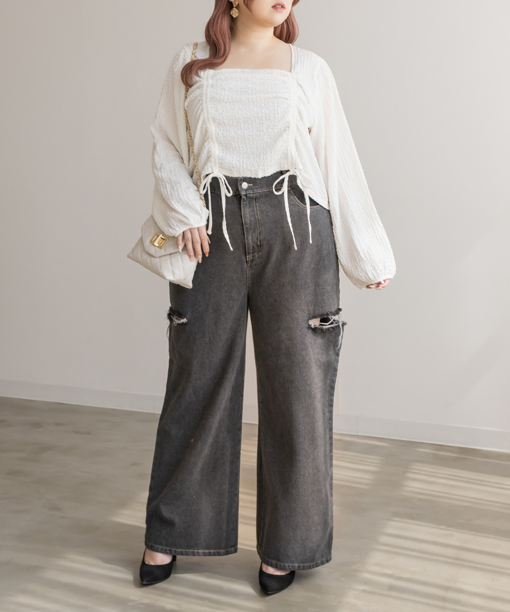 【新品】CULLNI　クルニ　センタープレススリットヘムパンツ　タグ付き　美品 新品】CULLNI クルニ センタープレススリットヘムパンツ タグ
