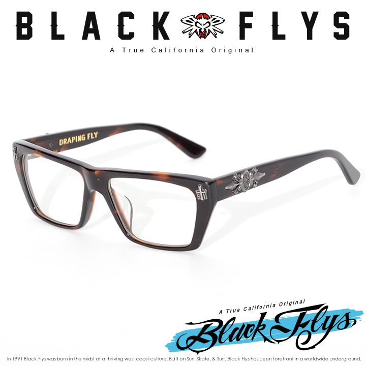 BLACK FLYS（ブラックフライ） サングラス UVカット クリアレンズ