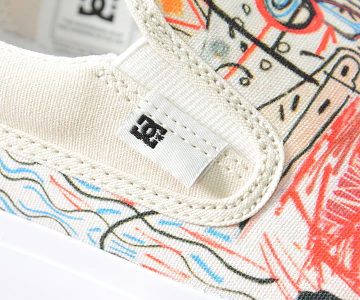 DC SHOES（ディーシーシューズ） スリッポン シューズ BASQUIAT コラボ