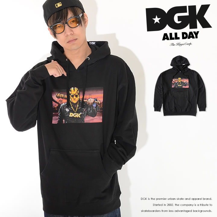 DGK ディージーケー スウェットパーカー ボックスプリント