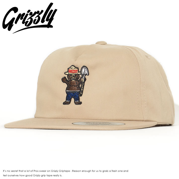 GRIZZLY グリズリー キャップ 帽子 スナップバック スコップベア