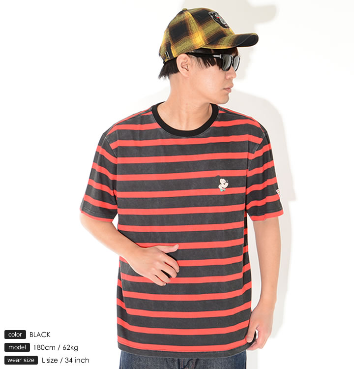 GUESS Tシャツ 希少 ML2K7783DE ミッキー BLACK 新品未使用！ GUESS Tシャツ 希少 ML2K7783DE ミッキー BLACK 新品未使用