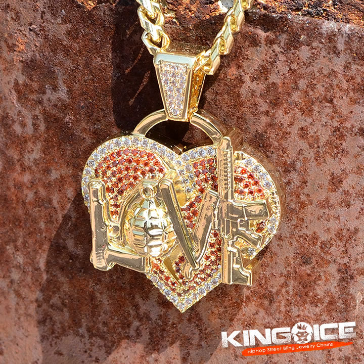 KING ICE キングアイス ネックレス ゴールドチェーン NLE Choppa