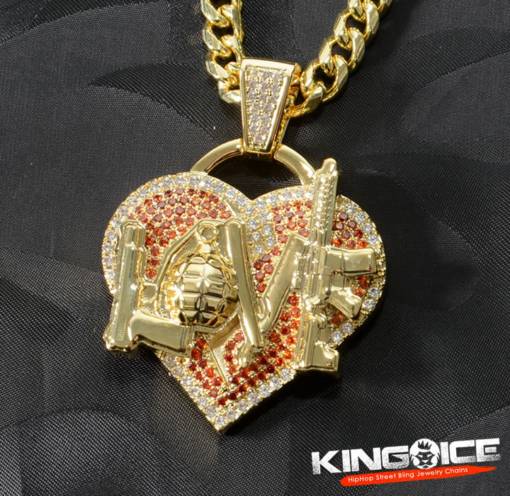KING ICE キングアイス ネックレス ゴールドチェーン NLE Choppa