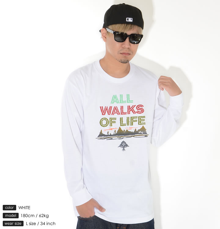 LRG エルアールジー ロンT ロングTシャツ 長袖 ALL WALKS OF