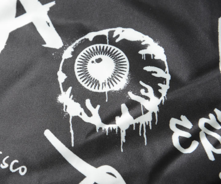 MISHKA（ミシカ） ダウンジャケット 総柄 グラフィティデザイン