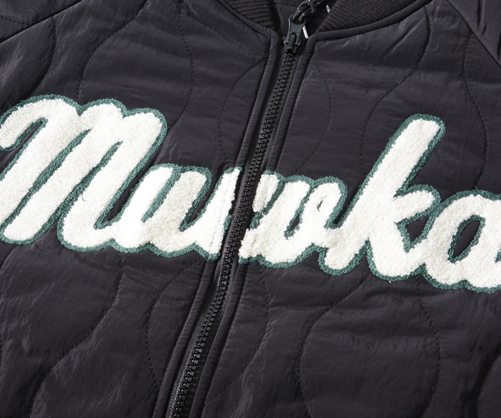 MISHKA（ミシカ） 中綿ジャケット キルティング サガラ刺繍 キープ