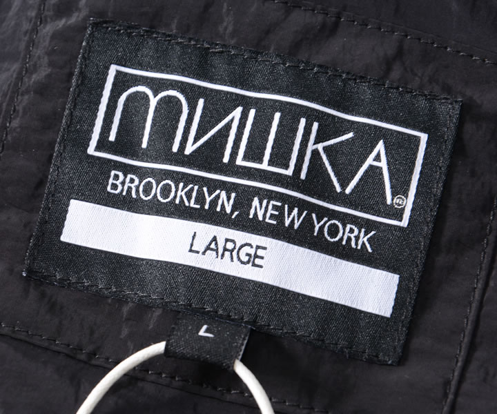 MISHKA（ミシカ） 中綿ジャケット キルティング サガラ刺繍 キープ 