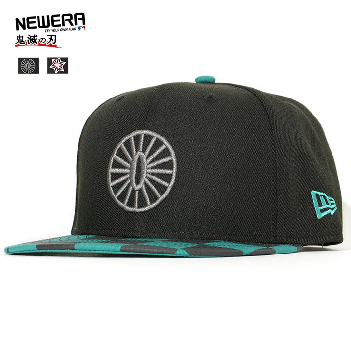 LAロゴ 鬼滅の刃 スナップバックキャップ NEW ERA ニューエラ キャップ 帽子 メンズ レディース 鬼滅の刃