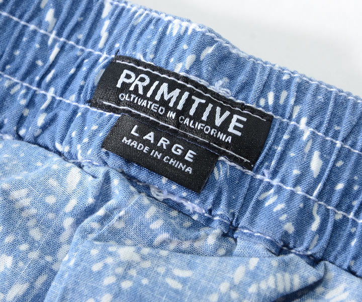 PRIMITIVE プリミティブ ショートパンツ ハーフパンツ 短パン ショーツ PRIMITIVE プリミティブ ショートパンツ ハーフパンツ 総柄 ネイティブ