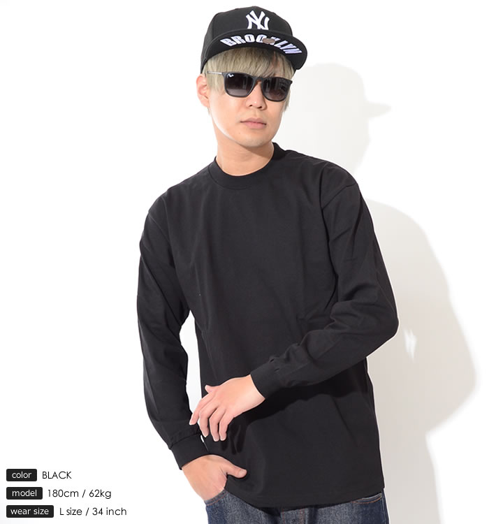 PRO CLUB（プロクラブ） ロンT 無地 長袖 HEAVY WEIGHT L S TEE