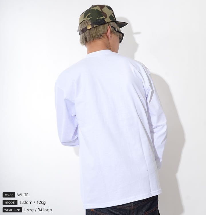 PRO CLUB（プロクラブ） ロンT 無地 長袖 HEAVY WEIGHT L S TEE