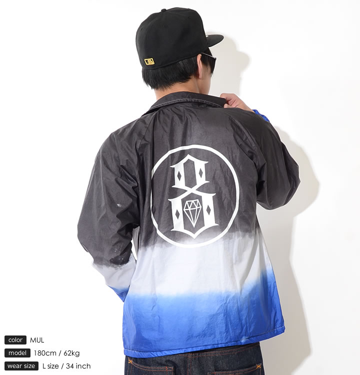 REBEL8 レベルエイト コーチジャケット グラデーション 3カラー セール