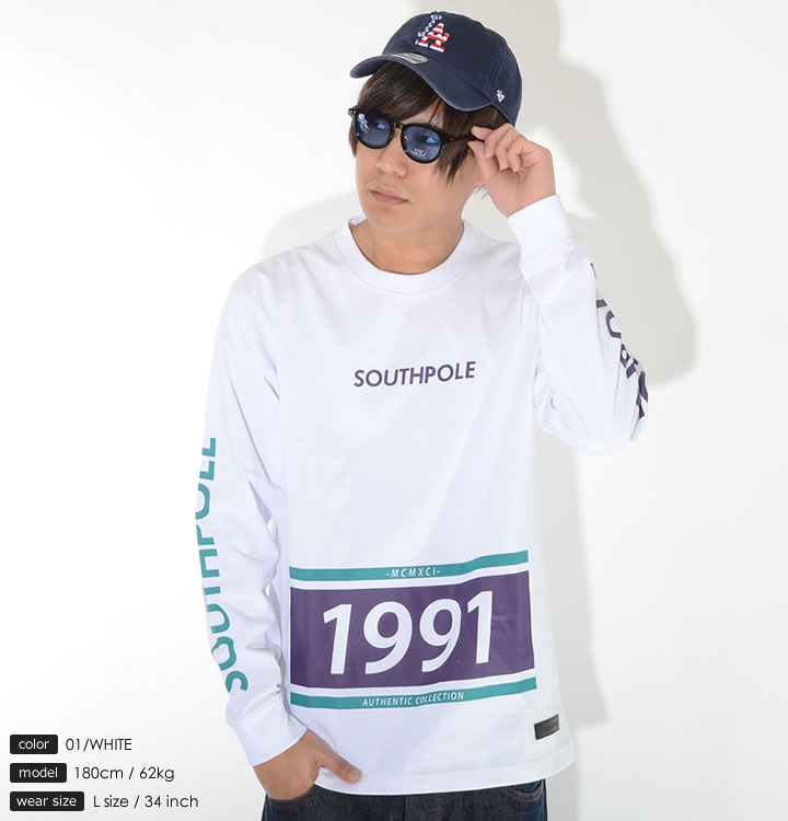 SOUTH POLE SOUTHPOLE サウスポール ロンT ロングTシャツ 長袖