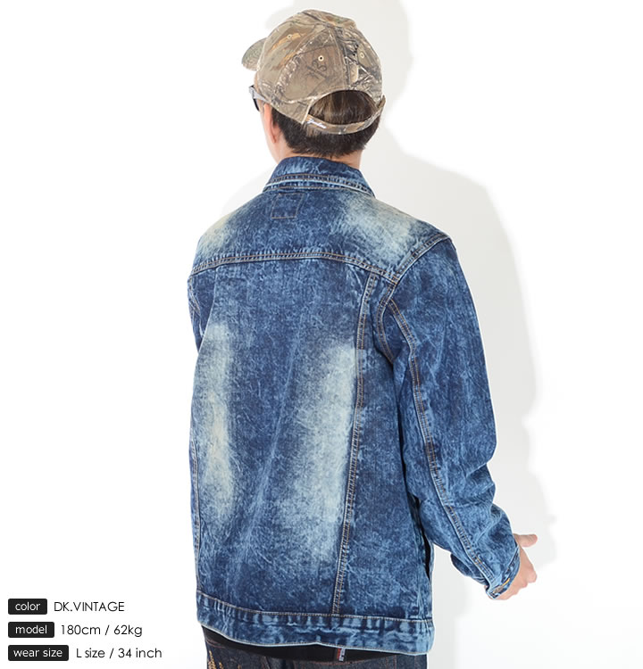 古着サウスポール SOUTH POLE 刺繍ダークデニムジャケット SOUTHPOLE” DENIM JACKET サウスポール 刺繍 デニムジャケット