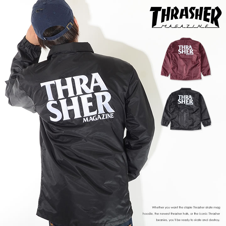THRASHER アウトレット スラッシャー コーチジャケット 胸