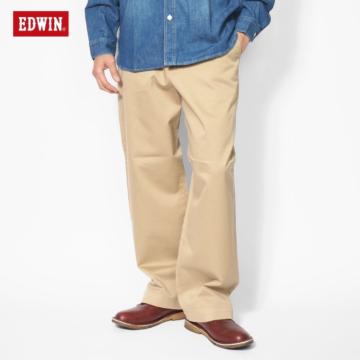 EDWIN（エドウィン） チノパンツ ワークパンツ レギュラーフィット