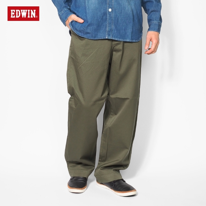 EDWIN（エドウィン） チノパンツ ワークパンツ レギュラーフィット