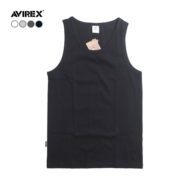 AVIREX アビレックス タンクトップ レギュラー リブ 無地 (783