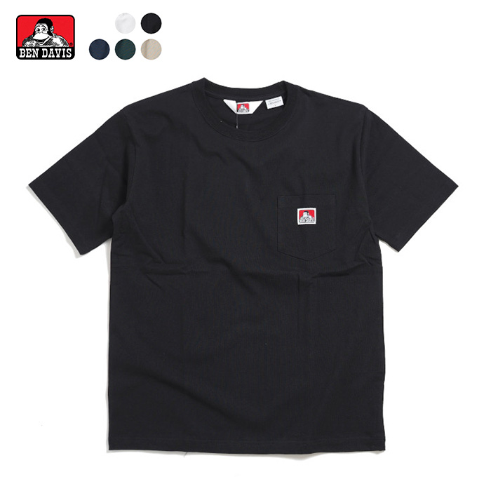 BEN DAVIS ベンデイビス Tシャツ 半袖 胸ポケット ワンポイント 無地 (C-25580000 C-23580000) メンズファッション ブランド | BEN DAVIS | 01