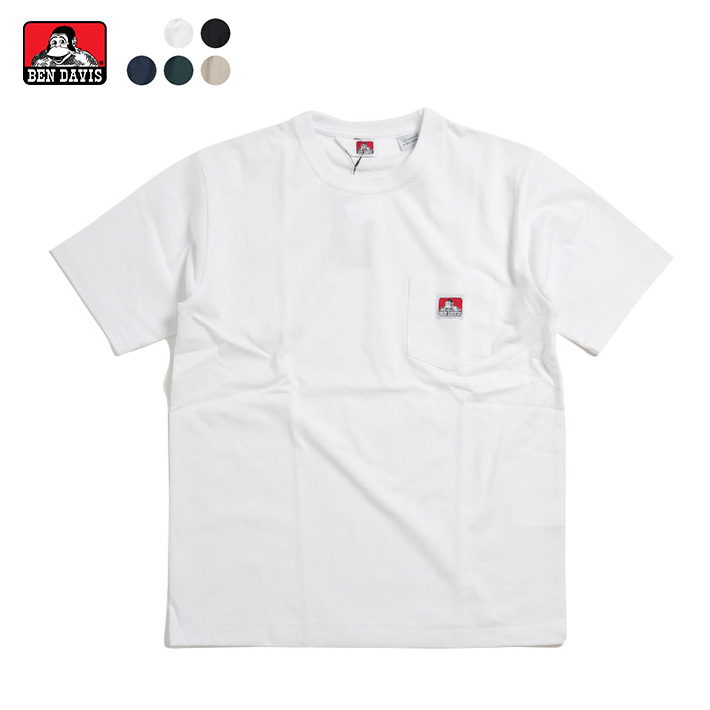 BEN DAVIS ベンデイビス Tシャツ 半袖 胸ポケット ワンポイント 無地 (C-25580000 C-23580000) メンズファッション ブランド | BEN DAVIS | 02