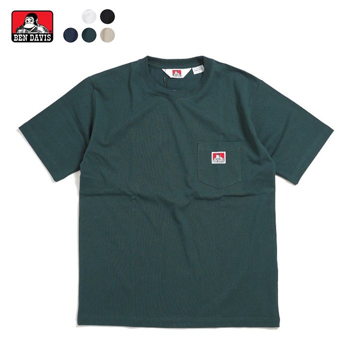 BEN DAVIS ベンデイビス Tシャツ 半袖 胸ポケット ワンポイント 無地 (C-25580000 C-23580000) メンズファッション ブランド | BEN DAVIS | 04