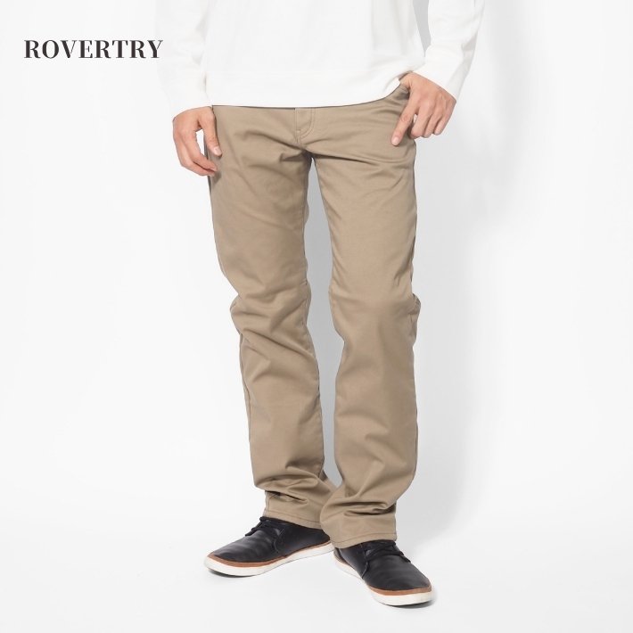 ツイルパンツ 暖パン 裏フリース 暖かいパンツ ストレッチ ROVERTRY (055020) メンズファッション ブランド | ROVERTRY | 02