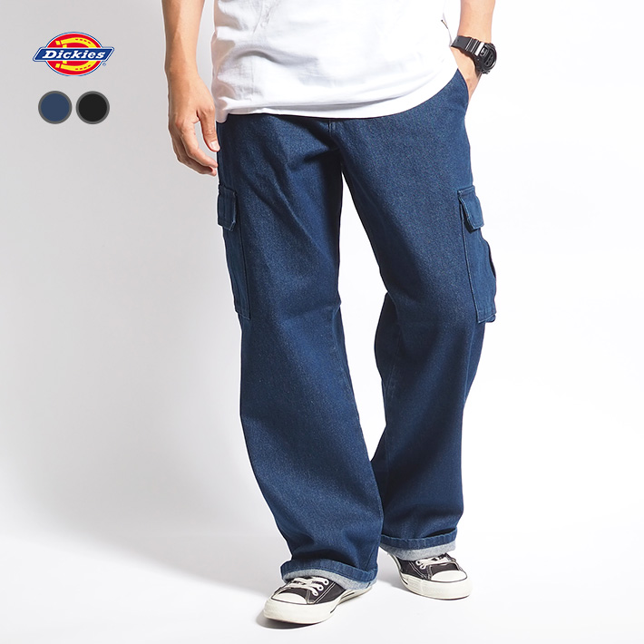 Dickies（ディッキーズ） 23214 デニム カーゴパンツ ルーズ (80200900