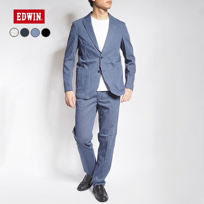 EDWINデニスラ ジャケット セットアップ EDWINデニスラ】ジャケット【セットアップ商品有】ストレッチ