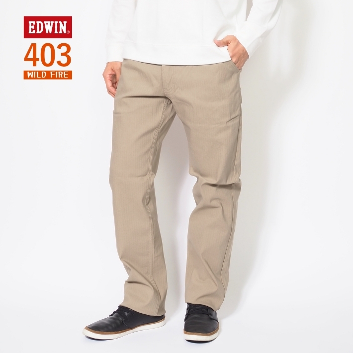EDWIN（エドウィン） 403 ウォーム 裏起毛 暖かいパンツ 秋冬用