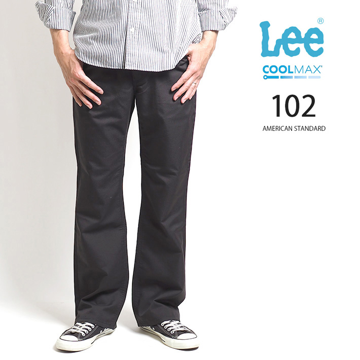 リー Lee 涼しいパンツ 102 ブーツカット クールマックス 速乾 春夏用 (01020) メンズファッション ブランド | Lee | 03
