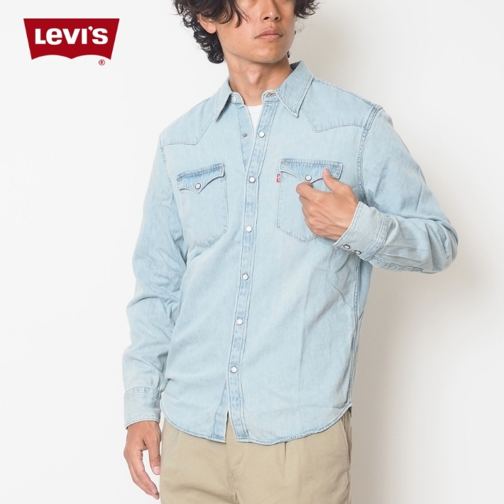 Levi's（リーバイス） LEVIS ウエスタンシャツ デニムシャツ 長袖