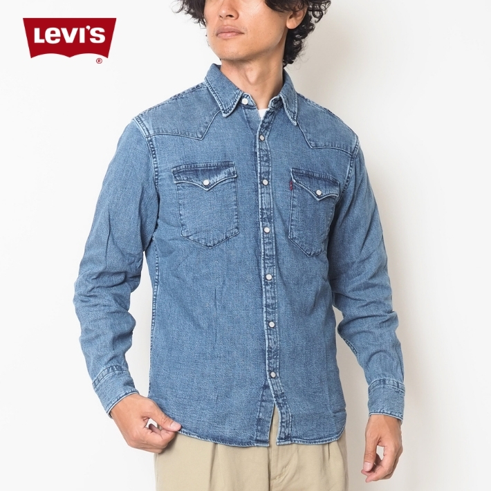 Levi's（リーバイス） LEVIS ウエスタンシャツ デニムシャツ 長袖