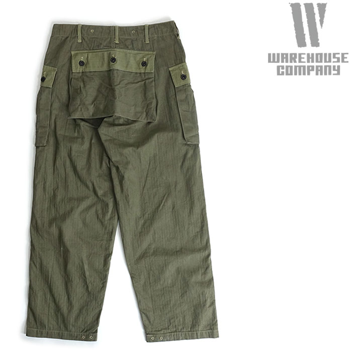 WAREHOUSE ウエアハウス M-44 モンキーパンツ USMC HERRINGBONE