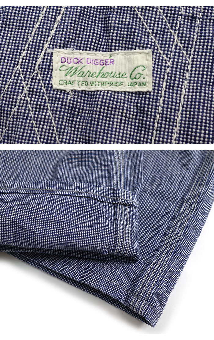 WAREHOUSE（ウエアハウス） WAREHOUSE Lot 1227 INDIGO PINCHECK