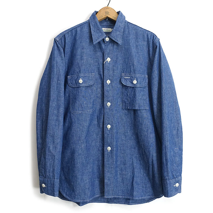 WAREHOUSE（ウエアハウス） [3048] 長袖 シャンブレー ワークシャツ