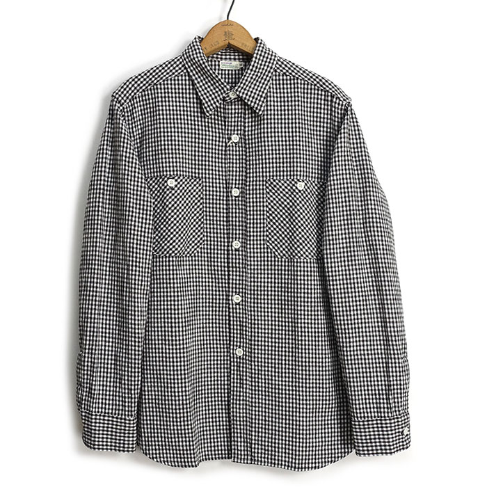 WAREHOUSE ウエアハウス Lot 3055 長袖 ギンガムチェック ワークシャツ 