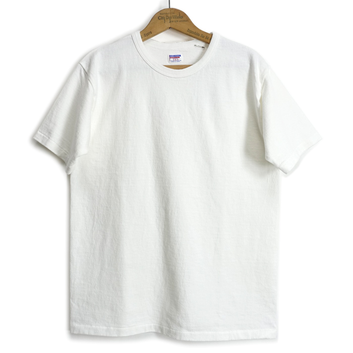 [メール便可]ダブルワークス DUBBLEWORKS [37001] 半袖 無地 ヘビー ファブリック Tシャツ Heavy Fabric S/S Tee 日本製｜cleverwebshop｜02
