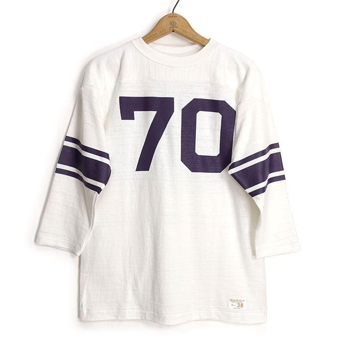 WAREHOUSE（ウエアハウス） [4063NO70] 7分袖 フットボールTシャツ 