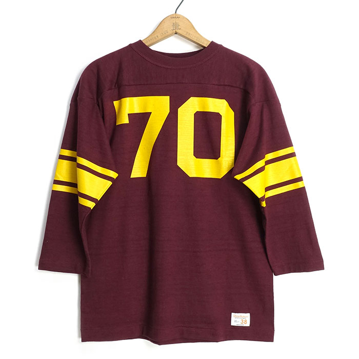 WAREHOUSE（ウエアハウス） [4063NO70] 7分袖 フットボールTシャツ 