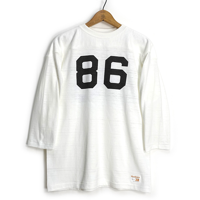 WAREHOUSE（ウエアハウス） [4063NO86] 7分袖 フットボールTシャツ 