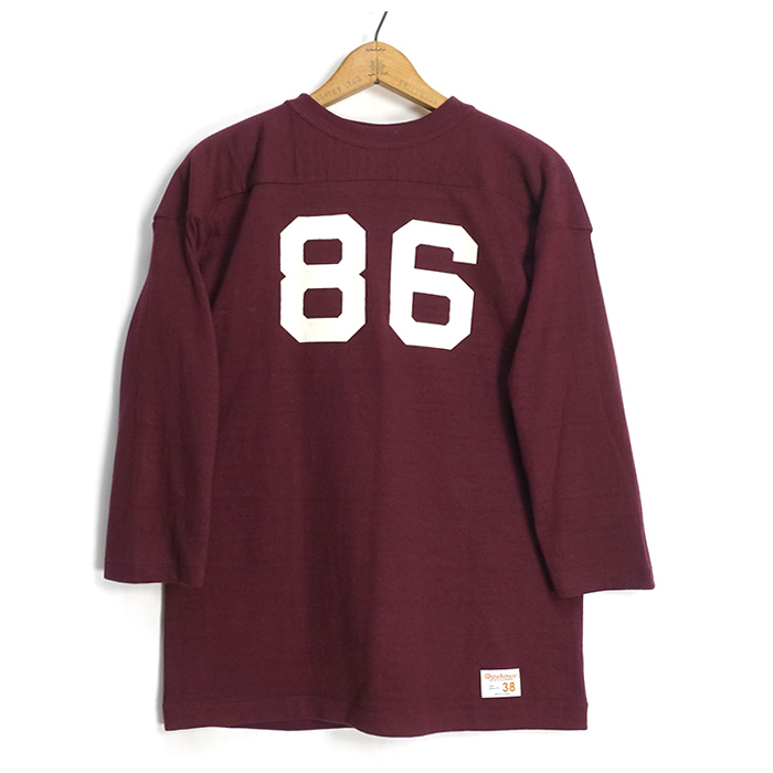 WAREHOUSE（ウエアハウス） [4063NO86] 7分袖 フットボールTシャツ 
