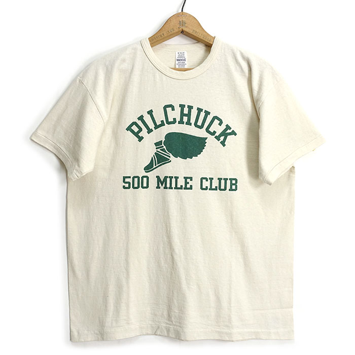 [メール便可]ウエアハウス WAREHOUSE [4064PIL] セコハン 半袖 Tシャツ "PILCHUCK" 日本製｜cleverwebshop｜02
