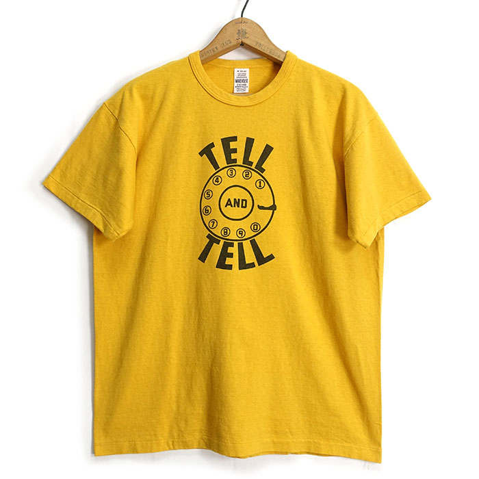 [メール便可]ウエアハウス WAREHOUSE [4064TEL] セコハン 半袖 Tシャツ "TELL" 日本製｜cleverwebshop｜02